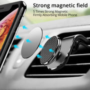 Support Téléphone Voiture Magnétique Grille d’Aération