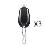 Mini Power Bank 1500mAh Porte-clés Type-C