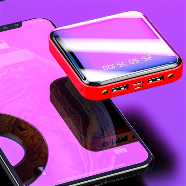 Mini Power Bank 20000mAh avec Écran Digital Miroir