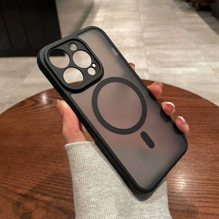Coque Téléphone Magnétique avec Recharge Sans Fil