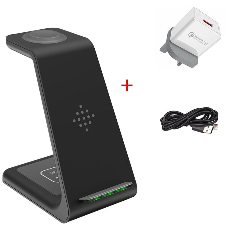 Station de Charge 3 en 1 Sans Fil Rapide
