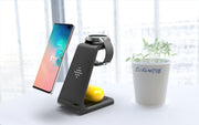 Station de Charge 3 en 1 Sans Fil Rapide