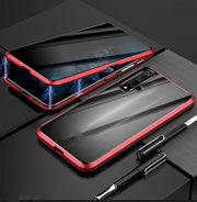Coque Téléphone Anti-Espion Magnétique avec Verre de Confidentialité