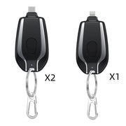 Mini Power Bank 1500mAh Porte-clés Type-C