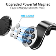 Support Téléphone Voiture Magnétique Grille d’Aération