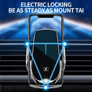 Support Téléphone Voiture avec Chargeur Sans Fil Rapide