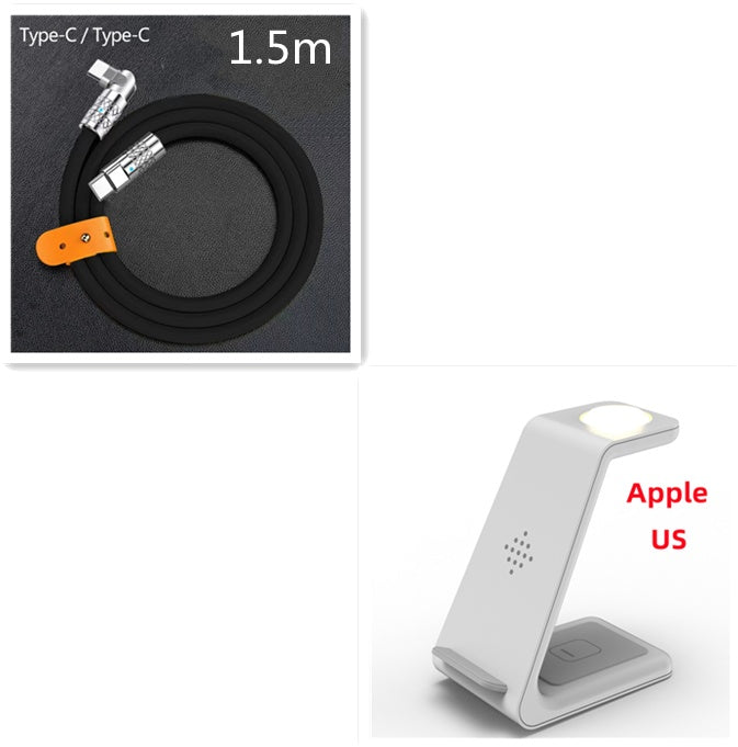 Station de Charge 3 en 1 Sans Fil Rapide