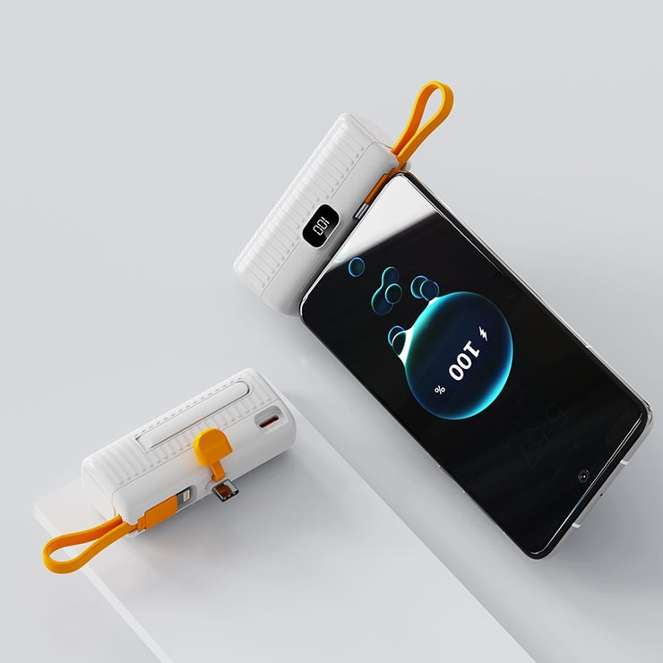Power Bank Capsule Batterie Externe Compacte et Portable