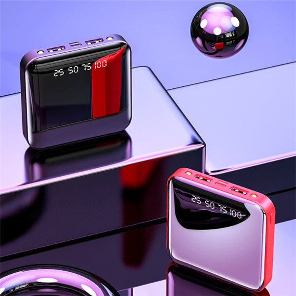 Mini Power Bank 20000mAh avec Écran Digital Miroir