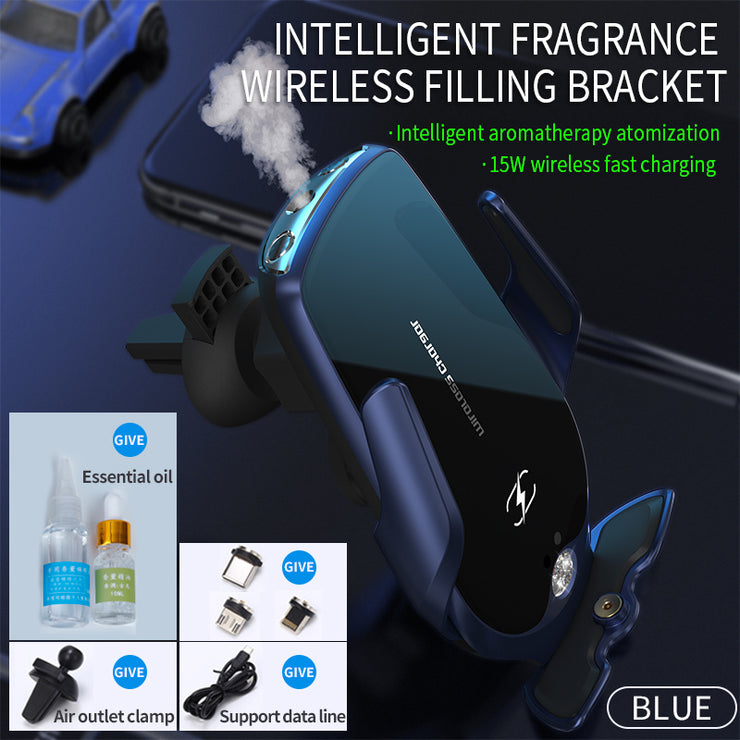 Support Téléphone Voiture avec Chargeur Sans Fil Rapide