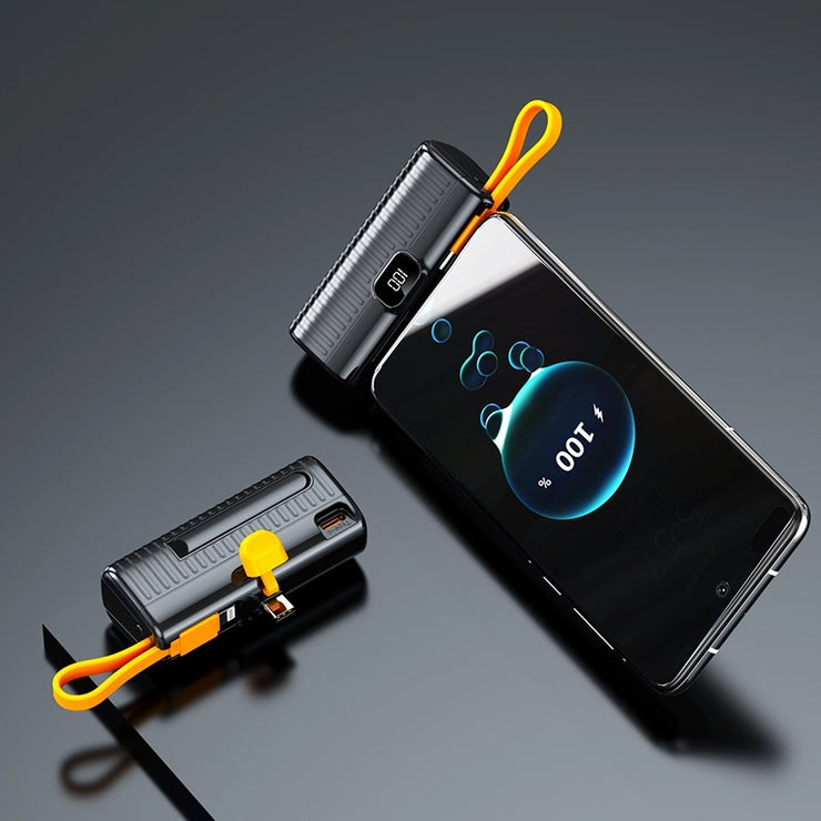 Power Bank Capsule Batterie Externe Compacte et Portable