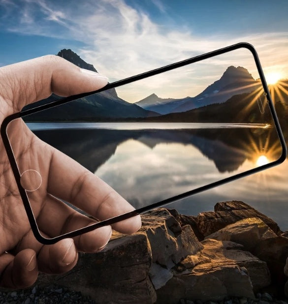 Coque Téléphone Anti-Espion Magnétique avec Verre de Confidentialité