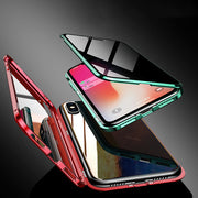 Coque Téléphone Anti-Espion Magnétique avec Verre de Confidentialité