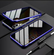 Coque Téléphone Anti-Espion Magnétique avec Verre de Confidentialité