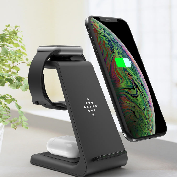 Station de Charge 3 en 1 Sans Fil Rapide