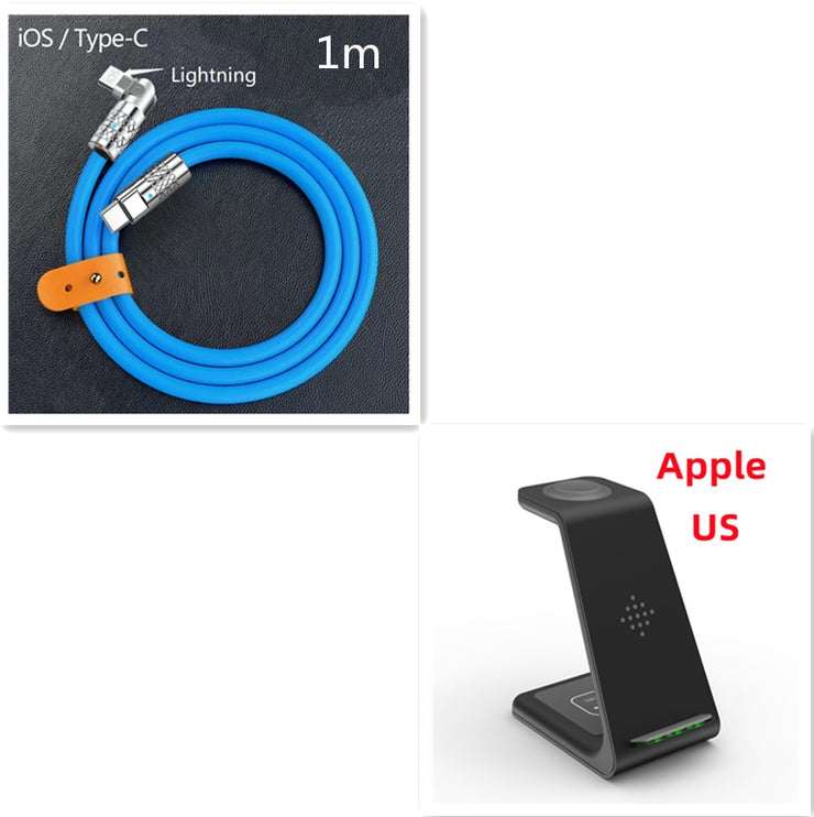 Station de Charge 3 en 1 Sans Fil Rapide