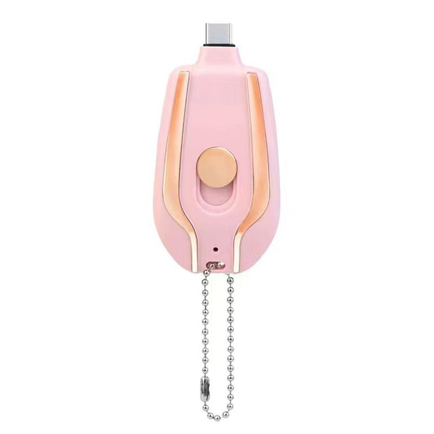 Mini Power Bank 1500mAh Porte-clés Type-C