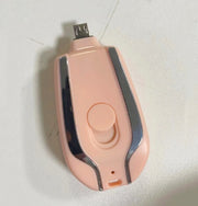 Mini Power Bank 1500mAh Porte-clés Type-C