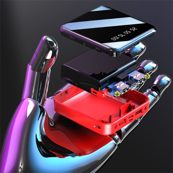 Mini Power Bank 20000mAh avec Écran Digital Miroir