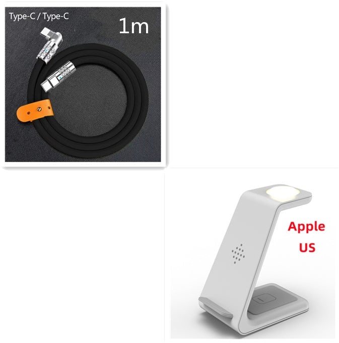 Station de Charge 3 en 1 Sans Fil Rapide