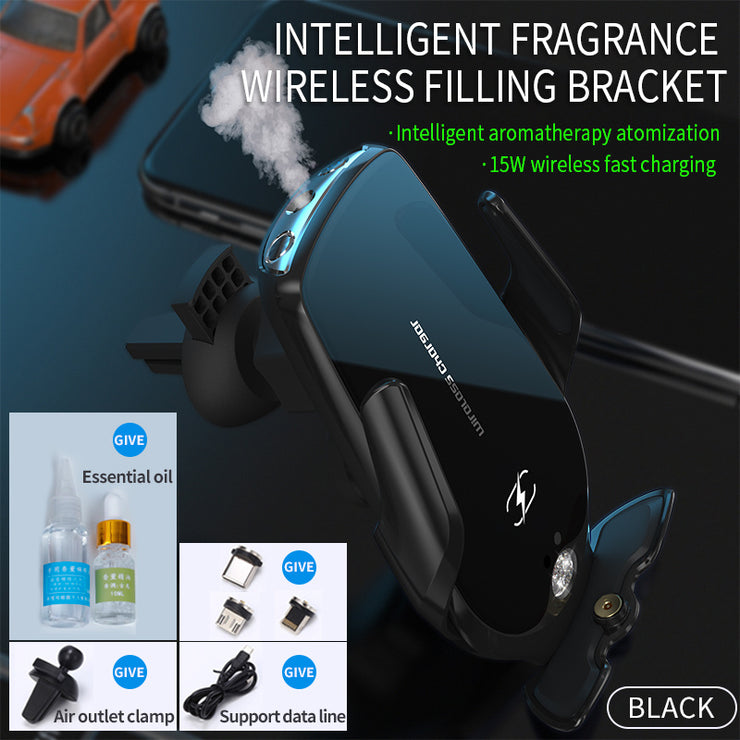 Support Téléphone Voiture avec Chargeur Sans Fil Rapide