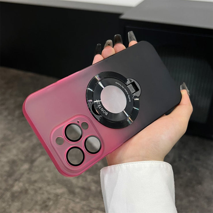 Coque Téléphone Magnétique Dégradé avec Support Intégré