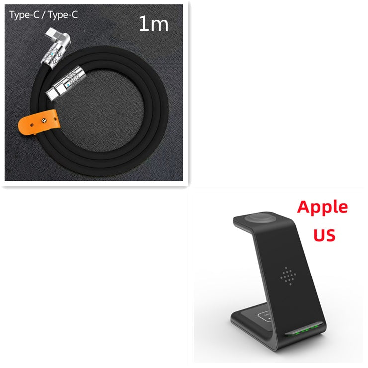Station de Charge 3 en 1 Sans Fil Rapide