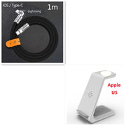 Station de Charge 3 en 1 Sans Fil Rapide