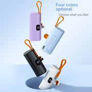 Power Bank Capsule Batterie Externe Compacte et Portable