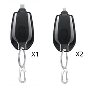 Mini Power Bank 1500mAh Porte-clés Type-C