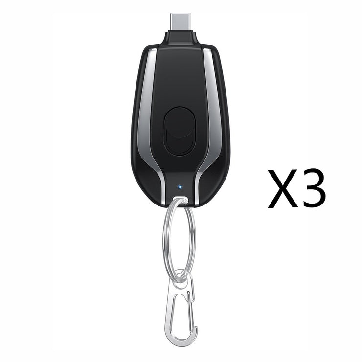 Mini Power Bank 1500mAh Porte-clés Type-C