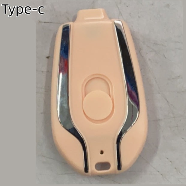 Mini Power Bank 1500mAh Porte-clés Type-C