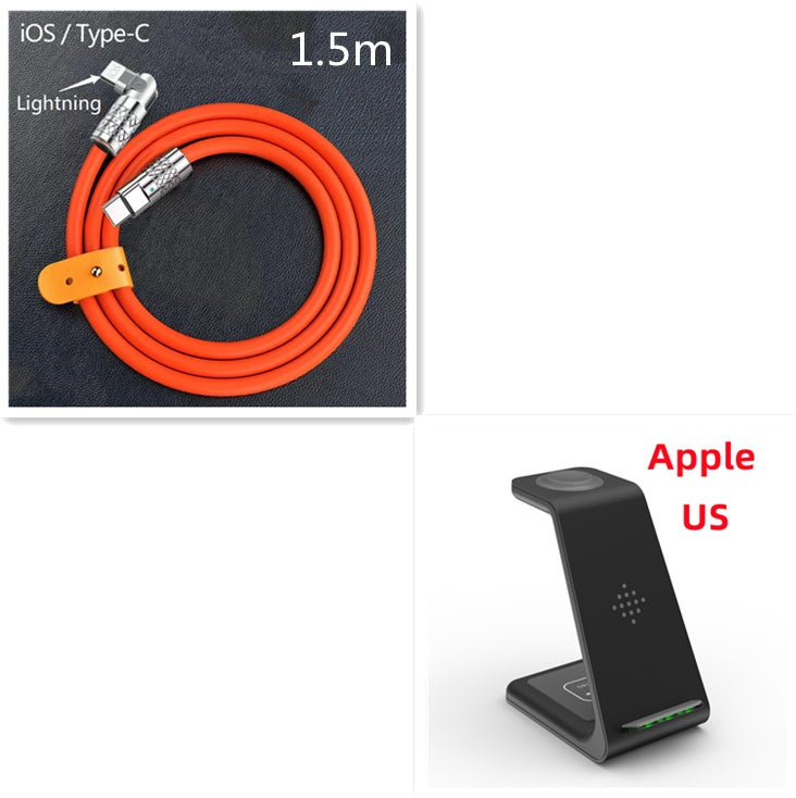 Station de Charge 3 en 1 Sans Fil Rapide