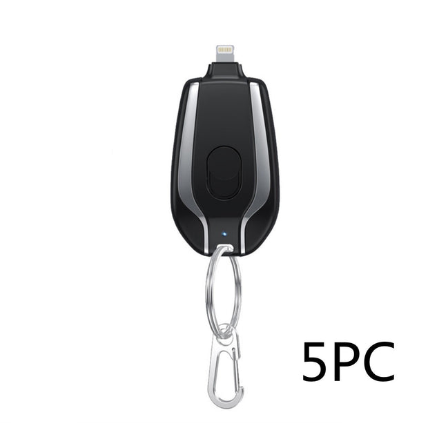 Mini Power Bank 1500mAh Porte-clés Type-C